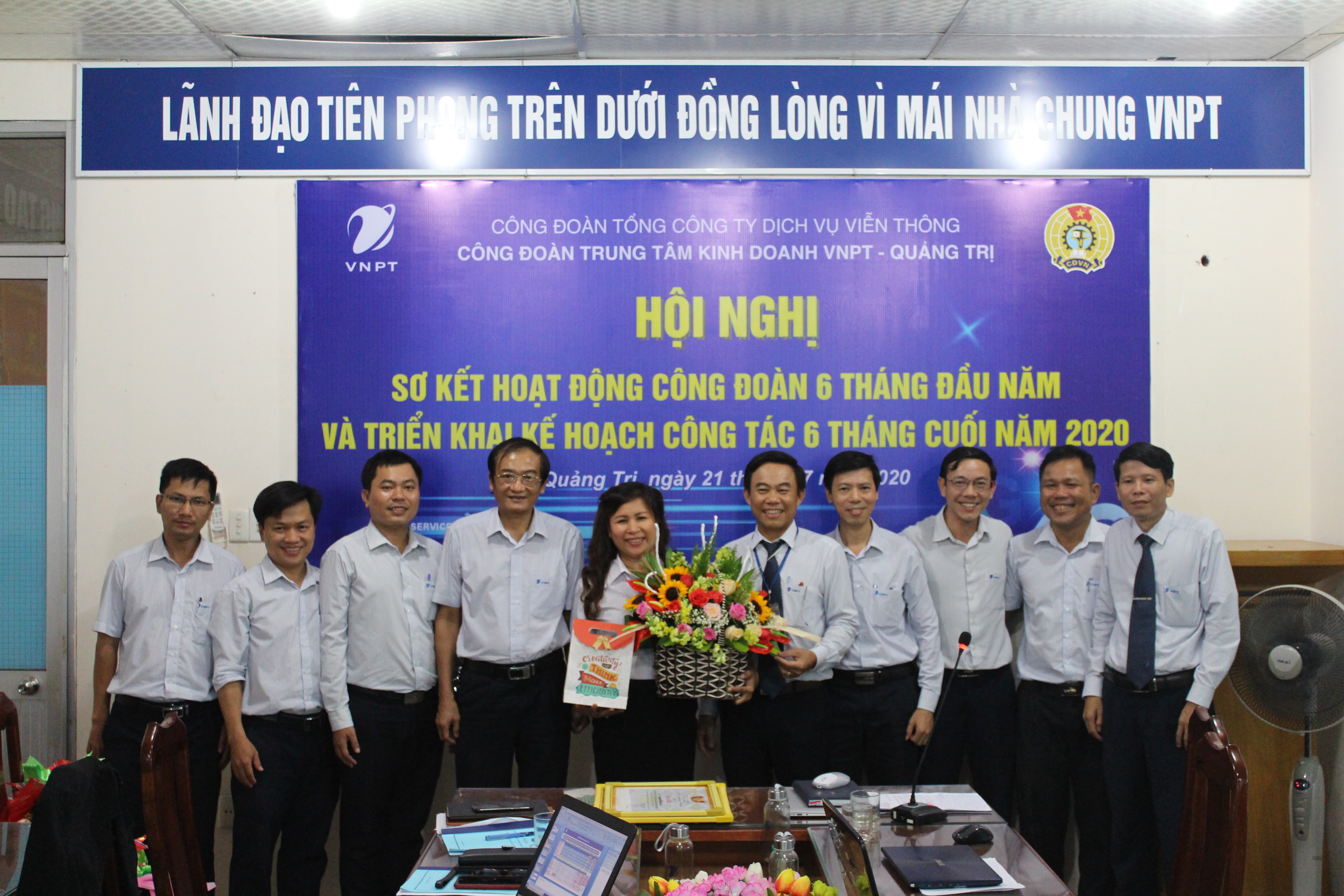 Công đoàn TTKD VNPT Quảng Trị tổ chức hội nghị triển khai kế hoạch 6 tháng cuối năm 2020 Công đoàn TTKD VNPT Quảng Trị tổ chức hội nghị triển khai kế hoạch 6 tháng cuối năm 2020